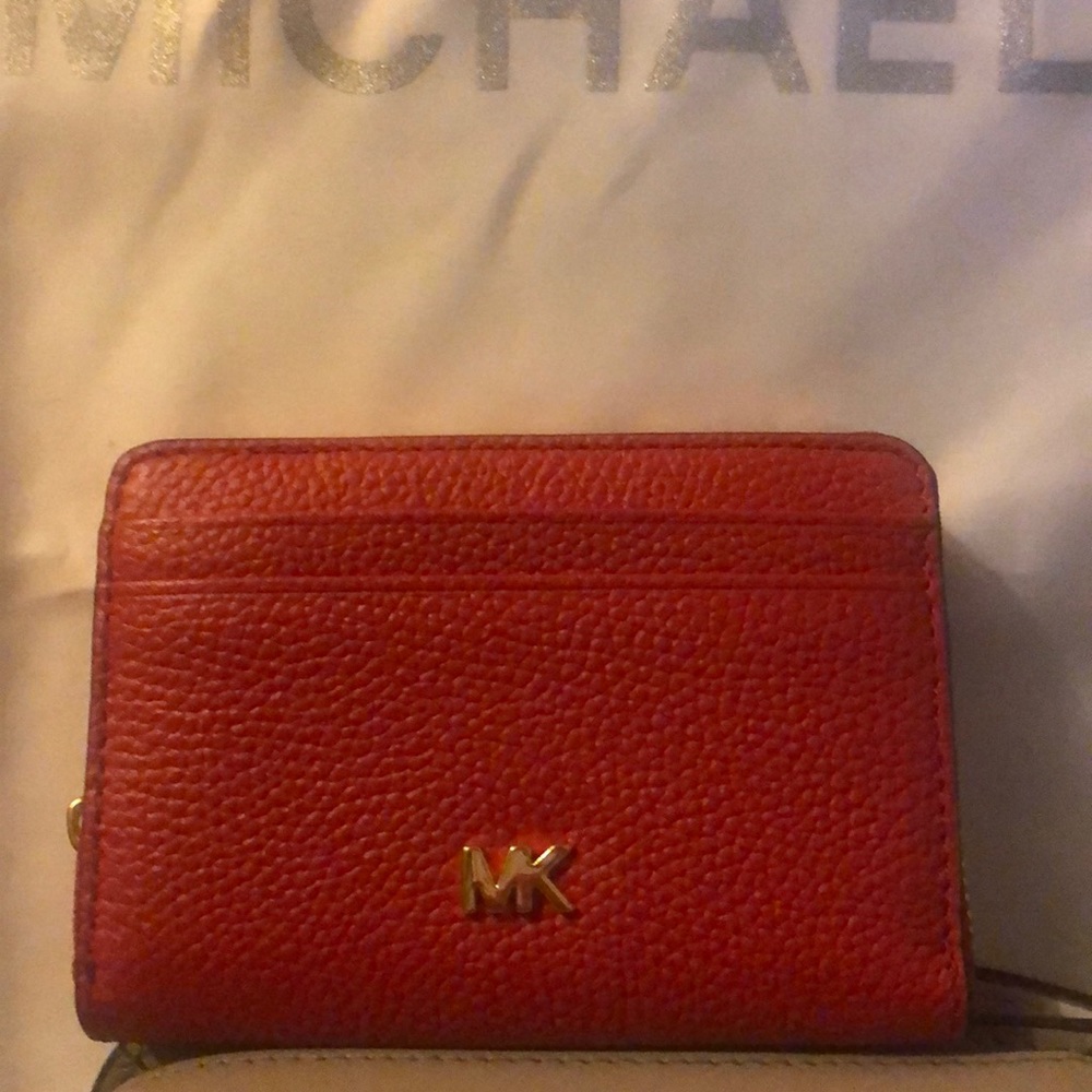BNWT - Bright Red Mini Wallet